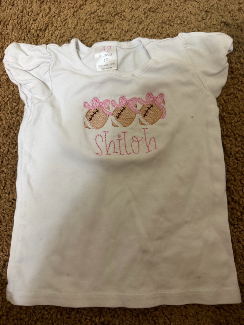 Shiloh football tshirt